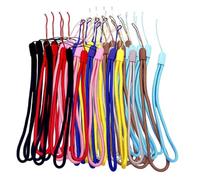 50 piezas de pulsera de mano cordón de nylon muñeca Lanyards para teléfonos cámara nombre insignia llavero unidades USB correa de actividad al aire libre
