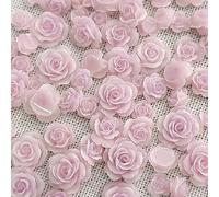 50 piezas de rosas mezcladas de diamantes de imitación de flores accesorios de arte para regalos