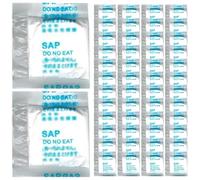 50 piezas de solidario de orina solidificador y desodorizador gel de caca de caca en polvo portátil portátil con paquete soluble en el agua Gel de pipí de inodoro de emergencia para acampar , gel de