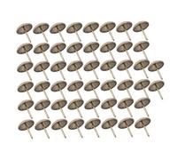 50 Piezas de Tachuelas de Tapicería Engrosadas, Alfileres para Clavos de Muebles, Molduras Decorativas de Cabeza de Clavo para Muebles(21 * 25mm)