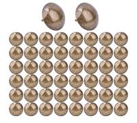 50 Piezas de Tachuelas de Tapicería Engrosadas, Alfileres para Clavos de Muebles, Molduras Decorativas de Cabeza de Clavo para Muebles(23 * 23mm)