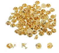 50 Piezas Embragues Mariposa, Mariposa Pin Embrague, Embrague de Mariposa, Mariposa Imperdibles, Mariposa Embrague Pin, Alfileres de Corbata de Repuesto, Mariposa Cierre Pin Embrague