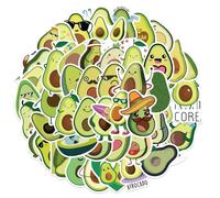 50 Piezas Estéticas Aguacate Pegatina, Impermeables Pegatinas, Vinilo Pegatinas, Sticker Merch, Pegatina Anime, para Snowboard, Motocicleta, Guitarra Botella de Agua, Cuaderno