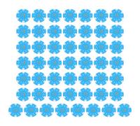 50 Piezas Fichas Numéricas de Plástico ABS para Contar y Juegos | Diseño Números Impresos, Aprendizaje de Matemáticas, Uso en Bingo y Carnaval, Formato Ligero