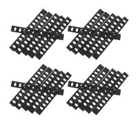 50 Piezas Funda Protectora de Plástico Portátil, Negro | Protección de Punta, Apta para Santoku, para Cajones de Cocina y Galera
