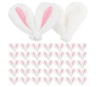 50 Piezas Horquillas de Pascua Orejas de Conejo de Tejido | Mini Pinzas, Kit de Accesorios para Peinados de Animales, Decoraciones para Celebraciones y Conjuntos Festivos