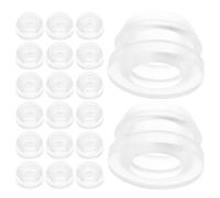 50 Piezas Junta de Sellado de Silicona de 16mm | Antifugas y Resistente Intemperie, para Conexiones de Grifos y Tuberías, Uso en Huertos y Jardines