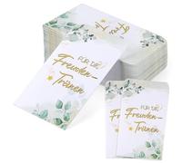 50 Piezas Lagrimas de Felicidad Boda Bolsas d Papel, Mini Porta Pañuelos, Favores para Bodas para Decoración de Bodas, Regalos para Invitados