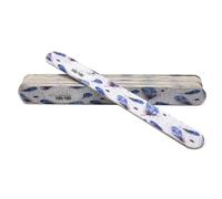 50 piezas Lima de uñas de madera gruesa de grano múltiple, lima de uñas de madera para manicura, pulido de uñas rectas, herramientas 100/120/150/180/240