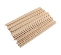 50 Piezas Listones de Madera Cuadrados para Manualidades