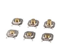 50 piezas/lote 5,2 x 5,2 x 1,5/1,6/1,7/1,8/1,9/2,0/2,5/3/3,5 mm 4 x 4 x 1,5 SMD botón pulsador táctil microinterruptor teclas botón 4 pines(H1.9 50PCS)