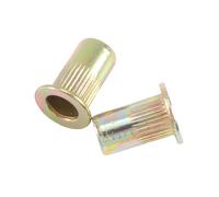 50 piezas M10/M12/M8/M5/M6// Tuercas de remache de cabeza plana para decoración de muebles ()