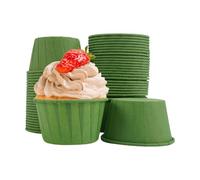 50 Piezas Moldes Magdalenas Papel,Moldes de Papel para Cupcakes,Estuches para Muffins,Tazas Desechables de Pastel para Hornear,Vasos Papel Cupcakes,Moldes Muffins Papel para Cumpleaños,Bodas,Fiestas