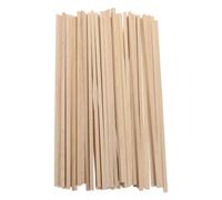 50 Piezas Palos Cuadrados de Madera para Manualidades Listones