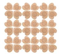 50 Piezas Parche Adhesivo de Aceite Vientre, Corazón de Algodón | Parches Desechables, Autoadhesivos sin Residuos, para Ombligo y Rodilla, Cuidado Diario y Postentreno