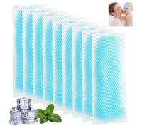 50 Piezas Parches Enfriamiento del Gel, Parches Refrigeració, Alivia la Fatiga, para el Escalofrío de La Fiebre y Otros Síntomas, Refresca en Verano, Alivia el Dolor de Cabeza