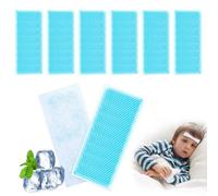 50 Piezas Parches para el Enfriamiento del Gel de, Parches de Refrigeració, Refresca, Alivia la Fatiga, para el Escalofrío de La Fiebre y Otros Síntomas