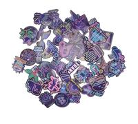 50 Piezas Pegatinas Neón Decorativas para Ordenadores Portátiles Equipaje Stickers de Graffiti para Patinetas y Snowboards