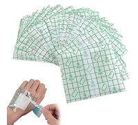 50 Piezas Película De Vendaje Transparente Impermeable, Vendaje adhesivo impermeable para tatuajes 10 x 12 cm, Cinta Adhesiva Heridas para Deportes Ducha Tatuaje