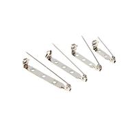 50 Piezas Pin de Seguridad, Pasadores de Seguridad de Hierro de Agujeros Broche de Barra Set Imperdibles Broches para Acolchar DIY Mantas Artesanías Ropa Tapicería(32mm)