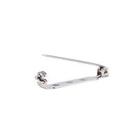 50 Piezas Pines de Broches Imperdibles DIY de Metal 20mm/25mm/32mm/38mm(32mm)