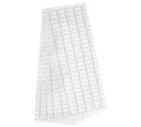 50 Piezas Regla Adhesiva Autoadhesiva de Kraft | Formato 0 a 25cm Resistente al Desgaste, Graduación Precisa, Uso en Carpintería y Dibujo