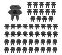 50 Piezas Remaches Plastico Coche, Remaches de Plastico, Rivet Trim Clamp Puerta Coche Parachoques Plastico Panel Sealing Strip Clips Fijos, Universales Grapas Coche Clips Fijos, Clip Bandeja Maletero