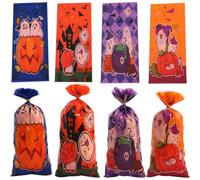 50 piezas Scary Ghost Pumpkin Happy Halloween Candy Bolsas de regalo Trick Or Treat Bags Decoraciones de fiesta Favor Goodie Bolsas de embalaje de regalo
