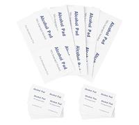 50 Piezas Toallitas Alcohol Isopropilico 6x3cm,Alcohol 70%,Desechable,Para Limpieza de Móviles,Ordenadores,Gafas,Mesa de Comer