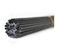 50 piezas varillas difusoras de fibra de repuesto, varillas difusoras de aceite esencial de habitación para fragancia de aroma (Negro, 25cm x 4mm)