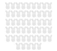 50 Piezas Y Forma Cepillo De Pestañas, Cepillo de Pestañas de Silicona En Forma de Y, Peine Lifting de Pestañas, para Extensión de Injerto de Rizador de Permanente de Pestañas