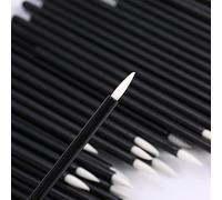 50 Pincel delineador desechables, punta de pincel delineador de ojos maquillaje delineador de ojos, cepillo delineador de ojos desechable aplicador de sombra de ojos maquillaje de ojos