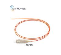 50 pines de conector SC SM G657A2 MM OM2/OM3/OM4 de 0,9 mm y 1,5 metros de longitud, con revestimiento