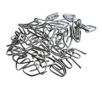 50 pines de cortina elegantes para cortinas, resistentes al óxido y fáciles de usar, adecuados para varios hogares y oficinas, ahorro de espacio, alfiler de cortina de dormitorio