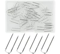 50 pines de horquilla de costura para acolchar, pasadores de costura para costura, pasadores de costura de tela, decoración del hogar, caja de 2.3x0.67 cm