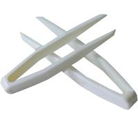 50 pinzas de plástico blancas para lentes de contacto, pinzas de belleza, herramienta de maquillaje, pinzas de depilación para párpado doble, herramientas manuales, pinzas de depilación
