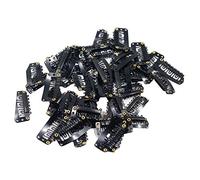 50 pinzas para el pelo de bebé niña con funda de seguridad