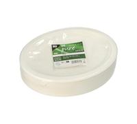 PAPSTAR 50 cuencos, caña de azúcar pure, 380 ml, diámetro de 15,5 cm, 4,6 cm, color blanco