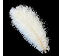 50 plumas de avestruz rosa oscuro a granel para bodas, fiestas, centros de mesa, jarrones de plumas de avestruz, decoración del hogar, accesorios de artesanía, 16 blancas, 30-35 cm, 50 uni