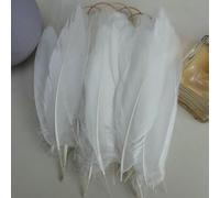 50 plumas de ganso naturales de 13-18 cm, plumas de cisne de colores para decoración del hogar, manualidades, bricolaje, fiesta, joyería, n.° 1, B, 50 unidades
