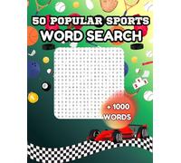 50 Popular Sports Word Search: Test Your Brain, Discover Cool Facts, and Find Over 1,000 Words | Large Print for All Ages