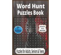 50+ Portable Good Print Word Hunt Book: Ideal Word Searches for Adults, Seniors & Teens