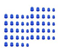 50 protectores de dedos de guitarra, protectores de dedos de silicona, antideslizantes, transpirables, protectores de dedos duraderos