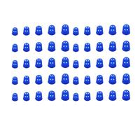 50 protectores de dedos de guitarra, protectores de dedos de silicona, antideslizantes, transpirables, resistentes para guitarra, ukelele y bajo