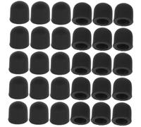 50 Puntas de Lápiz Capacitivo Redondas de Silicona Negras | Compatibles Varios Dispositivos Táctiles, Tacto Preciso y Uso Fluido, Repuesto Práctico en Lote