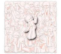 50 Pz Stickers Aesthetic, Pegatinas de personas desnudas, Sticker Aesthetic, Adesivi Estetici, Stickers Scrapbooking per Laptop Album Book Agenda Decorazioni Fai Da Te, Grafiti y pintura