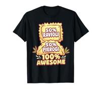 50% Ravioli 50% Pierogi 100% Awesome Camiseta