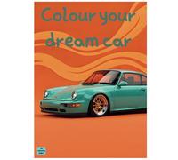 50 realistic Cars Coloring Book: Fun automotive adventure with 50 coloring pages for kids & teens Ages 5-18