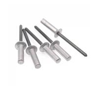 50 remaches ciegos de aluminio con cabeza avellanada y extremo cerrado GB12616 lingli(M4x10)