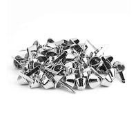 50 remaches de espárrago clavos, remaches para cuero, bolso de mano, remaches de perno prisionero para decoración y reparación de artesanía de cuero (10 mm-)